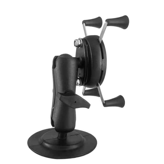 Gebogene selbstklebende Auto-Instrumententischhalterung, Auto-Handyhalterung, Kunststoff-Klemmarm. Stil:, Small 4 Claw, Large 4 Claw, Plastic Clamp Arm – Bild 1