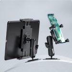 Gebogene selbstklebende Auto-Instrumententischhalterung, Auto-Handyhalterung, Kunststoff-Klemmarm. Stil:, Small 4 Claw, Large 4 Claw, Plastic Clamp Arm – Bild 6