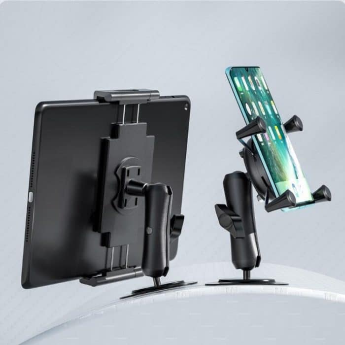 Gebogene selbstklebende Auto-Instrumententischhalterung, Auto-Handyhalterung, Kunststoff-Klemmarm. Stil:, Small 4 Claw, Large 4 Claw, Plastic Clamp Arm – Bild 6