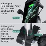 Auto-Kopfstützenhalterung, Motorrad-Rückspiegel-Handyhalterung. Stil:, 4 Claw Small Back Clips, 4 Claw Large Back Clip, 6 Claw Small Back Clip (engineering plastic), Plate Clamp – Bild 4