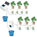 G89456 Solar Intelligent Voice Timing Automatisches Blumenbewässerungsgerät Lazy Plant Dripper, Single Pump 10 Sets, Single Pump 15 Sets, Double Pump 15 Sets 10M Tube, Double Pump 20 Sets Drop 15M Tube, Double Pump 30 Sets 20M Tube – Bild 2