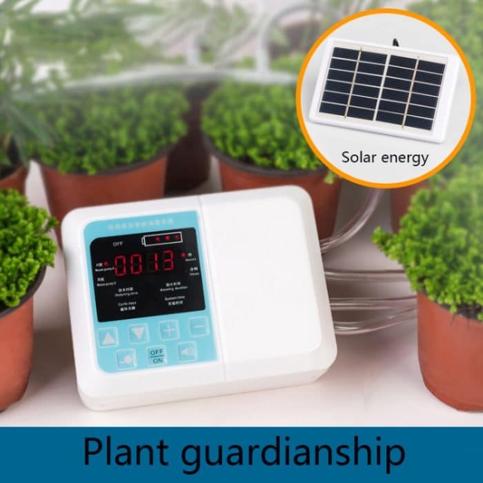 G89456 Solar Intelligent Voice Timing Automatisches Blumenbewässerungsgerät Lazy Plant Dripper, Single Pump 10 Sets, Single Pump 15 Sets, Double Pump 15 Sets 10M Tube, Double Pump 20 Sets Drop 15M Tube, Double Pump 30 Sets 20M Tube – Bild 4