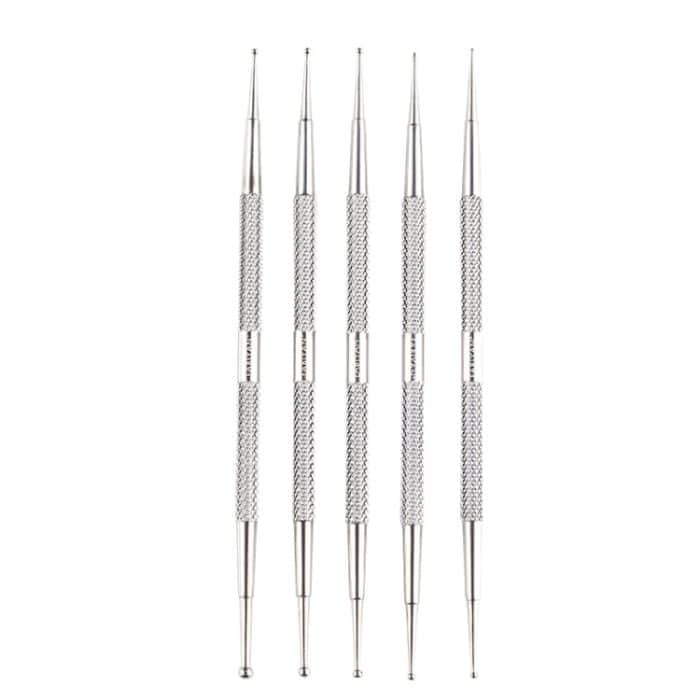 SKU000603 2 Sets Edelstahllegierung Nagelpunkt Bohrstift – Bild 1