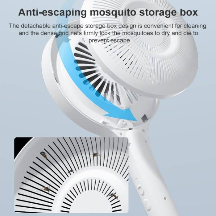 Haushalts-Mückenklatsche und Mückenlampe, Inhalationstyp, Mückenschutz für den Außenbereich, Basic Version, Smart Version, Charge Version, Mosquito Swatter White, Mosquito Swatter Black, Ordinary White, Ordinary Black, Charge White, Charge Remote Black – Bild 4