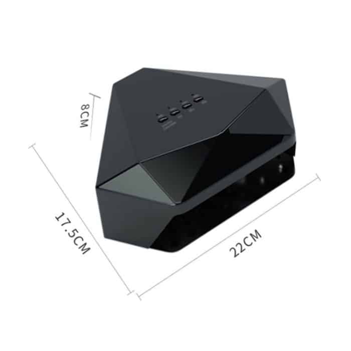 SAMVI 48W Intelligente Diamant Nagellampe Doppellichtquelle Infrarot-Sensation Schnelle Trockene Nagel-Phototherapie-Maschine, EU-Stecker – Bild 3