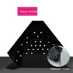 SAMVI 48W Intelligente Diamant Nagellampe Doppellichtquelle Infrarot-Sensation Schnelle Trockene Nagel-Phototherapie-Maschine, EU-Stecker – Bild 5