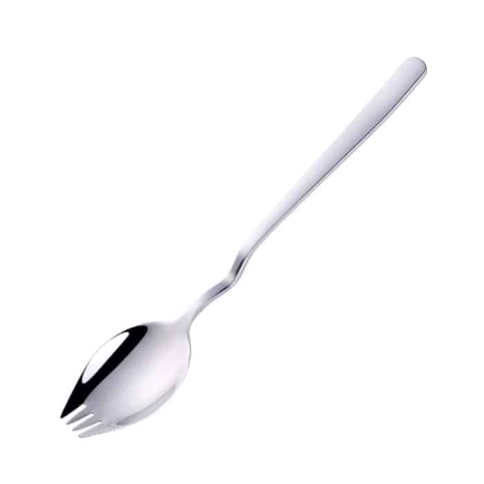 3 Stück Instant-Nudelgabel aus Edelstahl, Mehrzweck-V-förmiges Messer, Gabel und Löffel, All-in-One-Geschirr, Fork Spoon (Silver), Fork Spoon (Gold), Fork Spoon (Rose Gold), Fork Spoon (Black), Fork Spoon (Blue), Fork Spoon (Purple), Fork Spoon (Colorful) – Bild 1