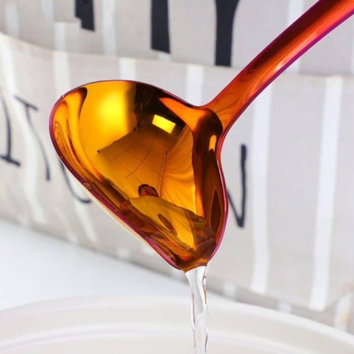 Öllöffel aus Edelstahl 304, verdickter Suppenlöffel, zum Ausgießen von Soße, Soup Spoon (Silver), Soup Spoon (Magic Colorful), Soup Spoon (Golden), Soup Spoon (Rose Gold), Soup Spoon (Magic Red) – Bild 6