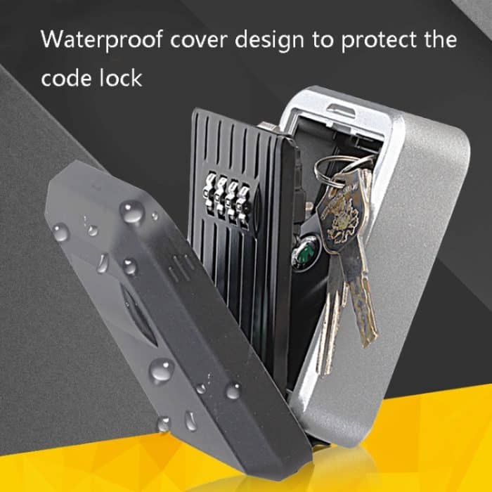 KB-Q-FSG Wandmontierter Schlüsselkasten mit großem Fassungsvermögen und Passwortschlüssel-Aufbewahrungsbox – Bild 2