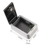 KB-Q-FSG Wandmontierter Schlüsselkasten mit großem Fassungsvermögen und Passwortschlüssel-Aufbewahrungsbox – Bild 3