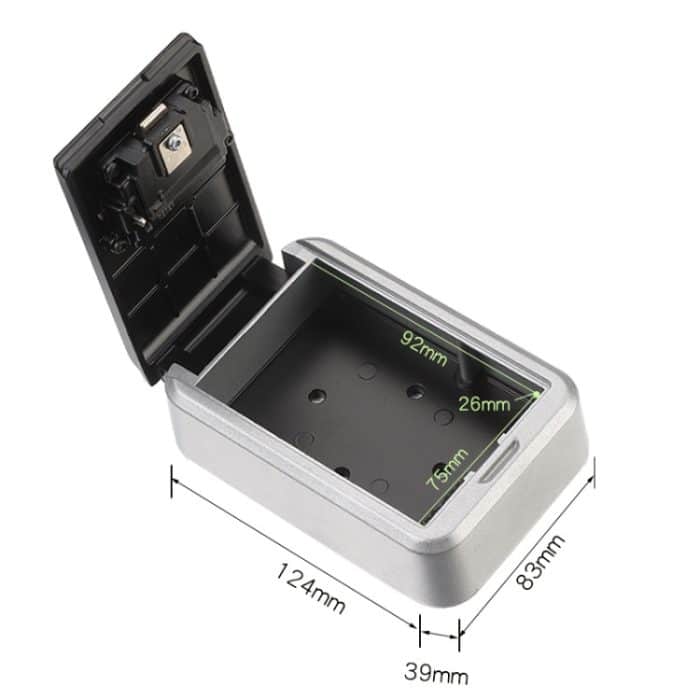 KB-Q-FSG Wandmontierter Schlüsselkasten mit großem Fassungsvermögen und Passwortschlüssel-Aufbewahrungsbox – Bild 3