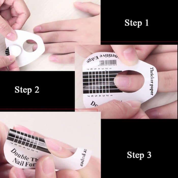 Symphony Laser-Nagelverlängerungs-Papierhalter, Fischform, Phototherapie-Nagelverlängerungs-Papierhalter, Thickened  300 PCS / Roll, Thickened 100 PCS / Pack, Extended 300 PCS / Roll, Extended 100 PCS / Pack – Bild 3