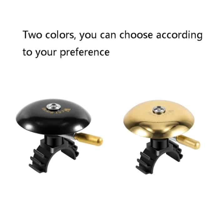 WEST BIKING P0706046B Fahrradklingel Mountain Earth Road Dead Fly Vintage Bell, WEST BIKING P0706046B (Black), WEST BIKING P0706046B (Golden) – Bild 2