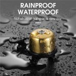 WEST BIKING YP0706048 Fahrrad Kupferklingel Mountainbike Miniklingel, West Biking Bicycle Bell(Black), West Biking Bicycle Bell(Golden) – Bild 6