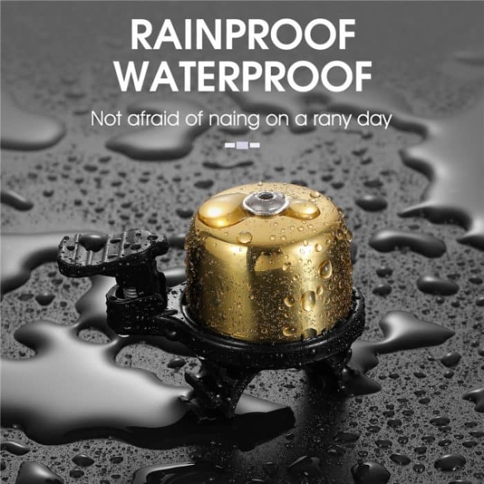 WEST BIKING YP0706048 Fahrrad Kupferklingel Mountainbike Miniklingel, West Biking Bicycle Bell(Black), West Biking Bicycle Bell(Golden) – Bild 6