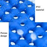 2 Stücke Quadrat 25-Loch Anti-Dekubitus-aufblasbares Kissen Medizinischer Rollstuhl aufblasbares Kissen – Bild 5