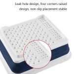 2 Stück faltbare Silikon-Drainage-Geschirrständer-Geschirr-Aufbewahrungsbox, Drainage Dish Rack – Bild 5