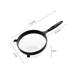 5 Stück Kunststoff-Mehlsieb, Handfiltersieb, Flour Filter(Black White) – Bild 3