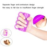 Hemiplegie Finger Kraft Rehabilitation Training Silikon Griff Gerät Erwachsene Finger Massage Griff Ball – Bild 6