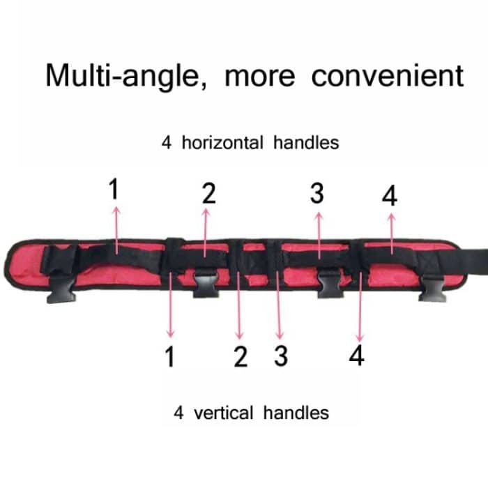 Anti-Fall-Gürtel zum Aufstehen und Verschieben für Erwachsene und Kleinkinder, L, XL – Bild 5