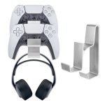 Gamepad & Kopfhörer Drei-in-One-Wandhalter für PS5 / PS4