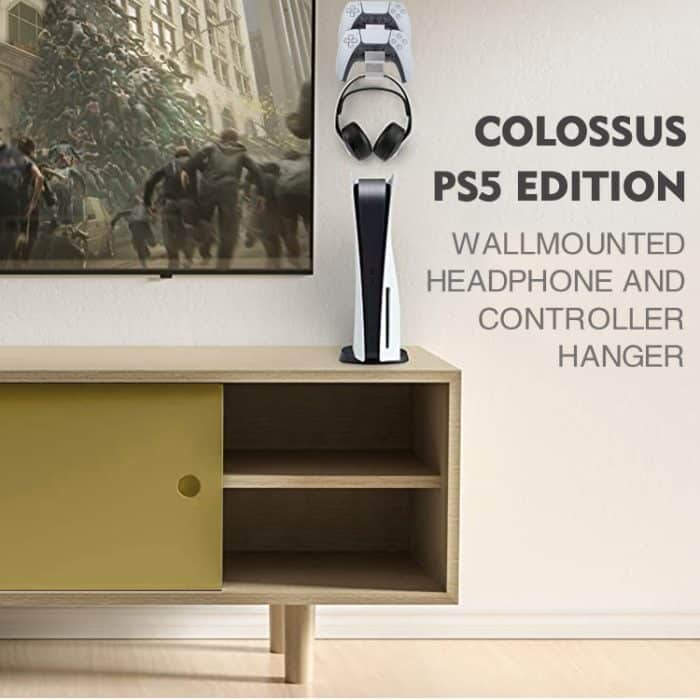 Gamepad & Kopfhörer Drei-in-One-Wandhalter für PS5 / PS4 – Bild 6