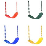 Indoor- und Outdoor-Kinder-Fitness EVA Soft Board Swing mit Kette, zufällige Farblieferung – Bild 2