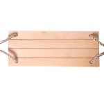 Erwachsene Kinder Indoor Outdoor Holzschwingen Vier Plankenschaukel, Zufällige Farblieferung (rot) – Bild 4