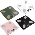 Intelligente Bluetooth-Gewichtswaage für zu Hause, Körperfettmessung, Gesundheitswaage, Solar + Charge Model – Bild 5