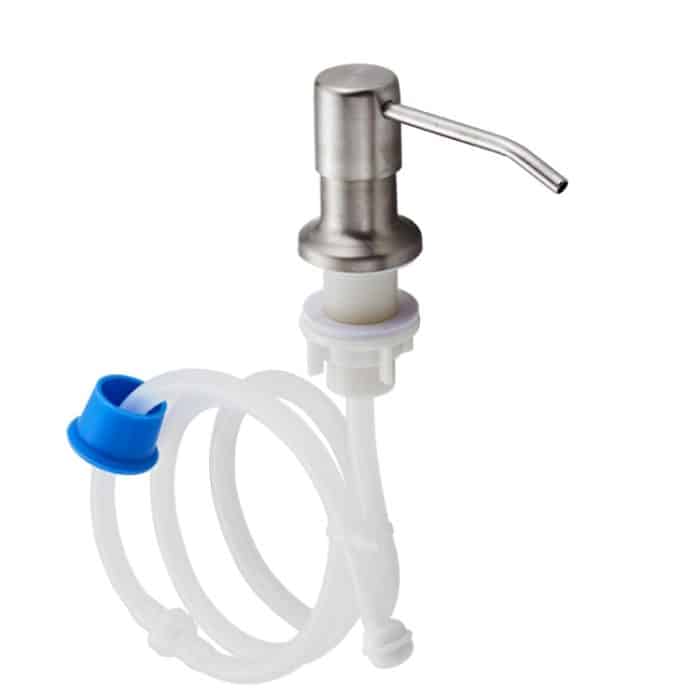 304 Edelstahl Waschbecken Seifenspender Pumpenkopfverlängerung Silikonschlauch Badezimmer Händewaschen Reinigung Seifenspender, 9508N-02 Pump Head – Bild 1