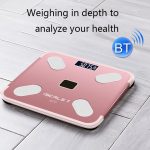 ISCRLE7 Smart Weight Scale Bluetooth-Körperfettmessgerät, Charging Model(Rose Gold), Charging Model(Bright Black), Charging Model(Red), Battery Model(Rose Gold), Battery Model(Red), Battery Model(Bright Black), Solar Energy Charging(Rose Gold)... – Bild 5