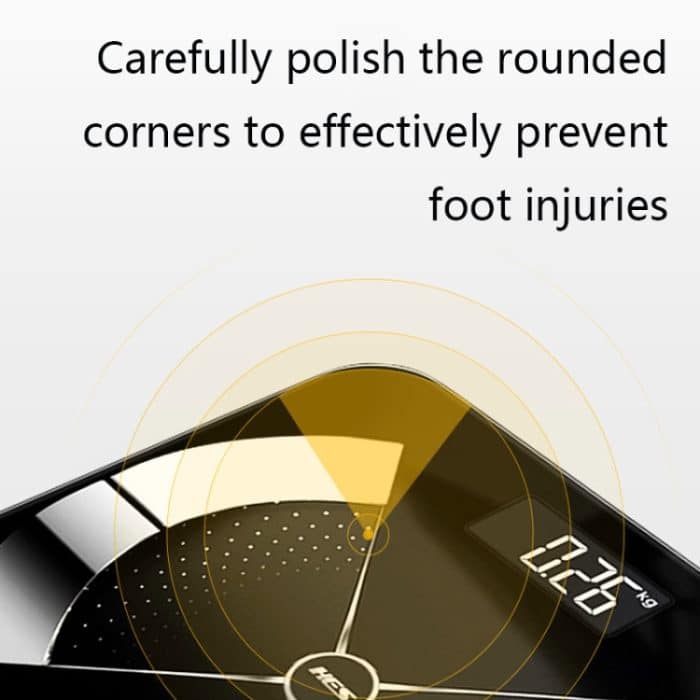 Gewichtswaage für zu Hause, genaue Waage für gesundes Körperfett, 26x26cm, 28x28cm – Bild 3