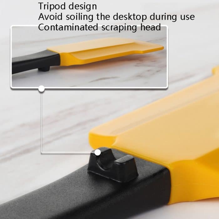 2-in-1-Backschaber, hochtemperaturbeständiges Silikon-Buttermesser, Kuchencreme-Abstrichpinsel-Set – Bild 5