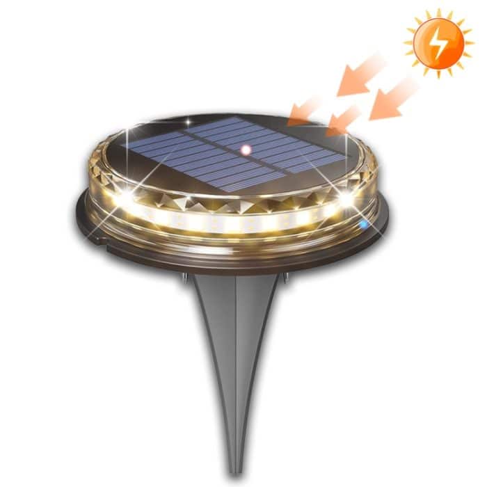 A21 LED-Untergrundlampe, Solar-Rasenleuchte, Außenhof-Garten-Landschaftsleuchte – Bild 1