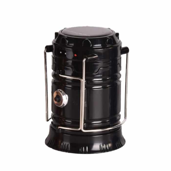 LED-Zeltlicht, solarbetrieben, wiederaufladbar, Campingleuchte, dehnbare, multifunktionale Laterne, unterstützt USB-Ausgang, EU-Stecker, Solar + EU Plug – Bild 1