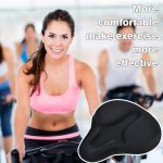 2 Stück Fahrrad-Kissenbezug für Mountainbike, Rennrad, verdickter Silikon-Kissenbezug, Reitausrüstung, AQ-48 – Bild 6