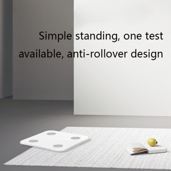 8066 Intelligente elektronische Körperfettwaage für Zuhause, Bluetooth-Gewichtswaage, Battery Style(White), Charging Style(White) – Bild 7