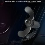 3 Stück A-004 Auto-Handyhalterung, Luftauslass-Haken, Zubehör, Black – Bild 4