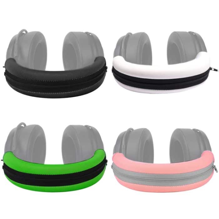 2 Stück Headset-Schwammhülle für Razer V2, Head Beam Protective Cover(Black), Head Beam Protective Cover(White), Head Beam Protective Cover(Green), Head Beam Protective Cover(Pink), Round(Black), Round(Black Green Net ), Ellipse(Black)... – Bild 7
