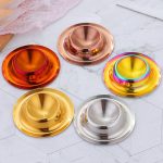 2 Stück Edelstahl-Eierablage-Tischutensilien, Silver, Gold, Rose Gold, Magic Colorful, Magic Red – Bild 2