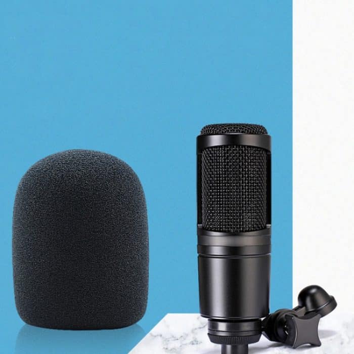 2 Stück geeignet für Audio-Technica AT2020/ATR2500/AT2035 Mikrofon-Schwamm-Abdeckung und winddichte Mikrofon-Abdeckung – Bild 6