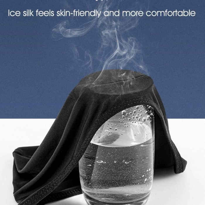 West Biking YP0201294 Sommermütze aus Eisseide, winddichte Kapuze, atmungsaktive und schnell trocknende Helmfutterkappe, Ice Silk Hat Riding Cap(Black), Ice Silk Hat Riding Cap(Gray) – Bild 6