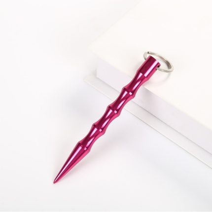 10 Stück Outdoor-Anti-Wolf-Zubehör, Stift-Stick mit Schlüsselring