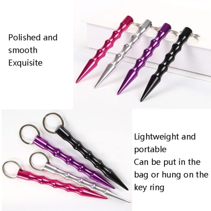 10 Stück Outdoor-Anti-Wolf-Zubehör, Stift-Stick mit Schlüsselring – Bild 4