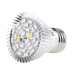 2 Stück LED-Pflanzenwachstumslampe, Vollspektrum-Pflanzenfülllichtbecher, E27 18 Beads, E27 28 Beads, E14 18 Beads, E14 28 Beads – Bild 2