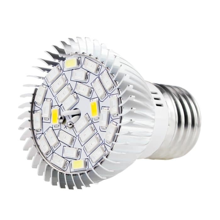 2 Stück LED-Pflanzenwachstumslampe, Vollspektrum-Pflanzenfülllichtbecher, E27 18 Beads, E27 28 Beads, E14 18 Beads, E14 28 Beads – Bild 2