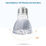 2 Stück LED-Pflanzenwachstumslampe, Vollspektrum-Pflanzenfülllichtbecher, E27 18 Beads, E27 28 Beads, E14 18 Beads, E14 28 Beads – Bild 5