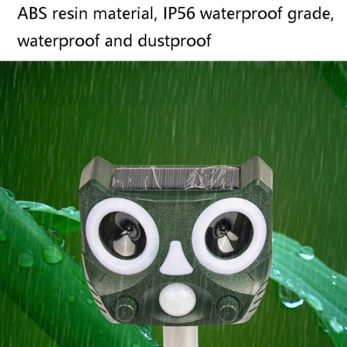 119A Solar-Ultraschall-Insektenschutzmittel für den Außenbereich, Tierschutzmittel, Ultrasonic Insect Repellent – Bild 10