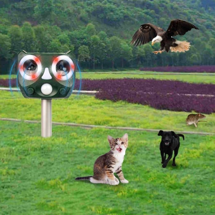 119A Solar-Ultraschall-Insektenschutzmittel für den Außenbereich, Tierschutzmittel, Ultrasonic Insect Repellent – Bild 6