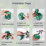 RUAGEA BQ08 Automatische Wassersprüher Micro-Spray-Tröpfchen Automatische Bespeisenzeit-Spülung mit Regensensor-Funktion – Bild 6